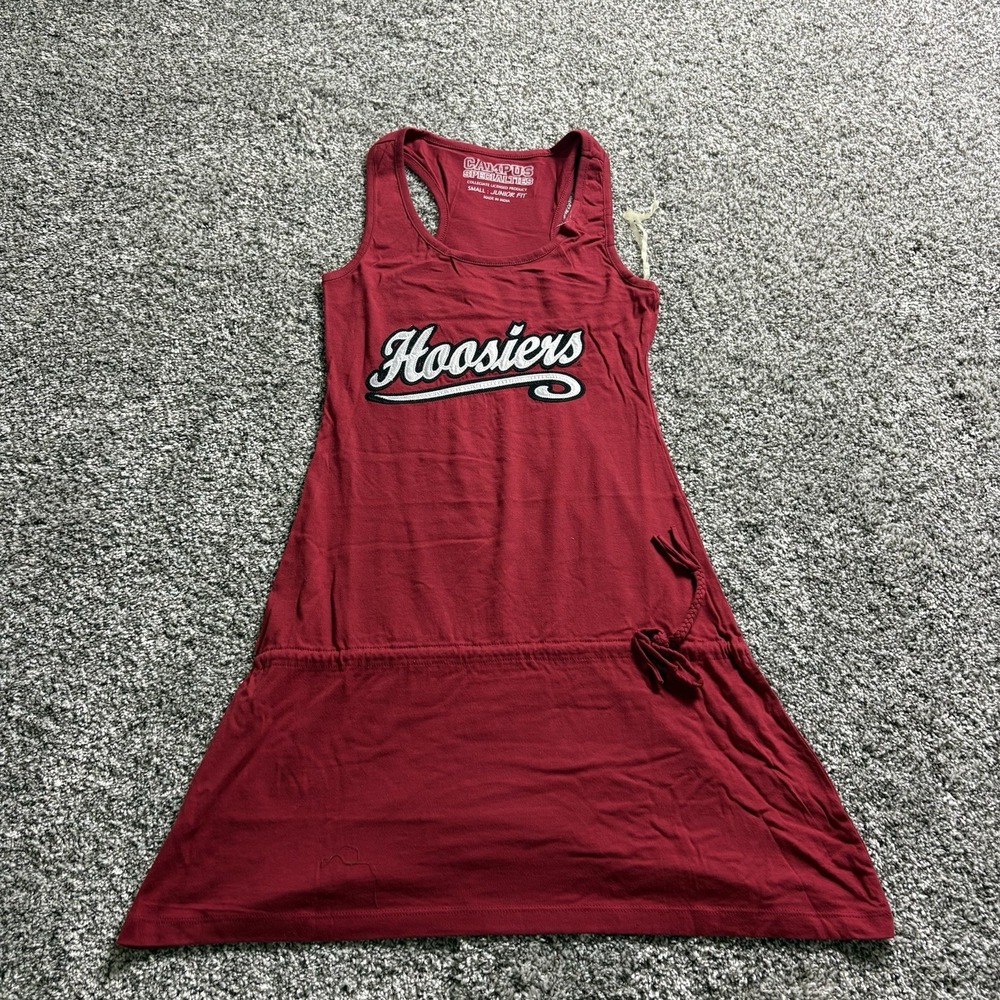 NEW Indiana University Hoosiers Women Dress Junior Fit Officially Licensed Small